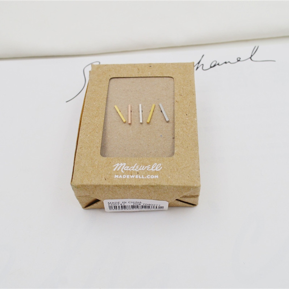 SALEMadewell Mix and Match Bar Stud Earrings - Picture 2 of 5